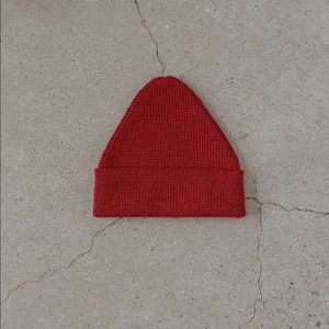 SOLD ❌ JAMES STREET CO. Adult Wool Port Beanie Red